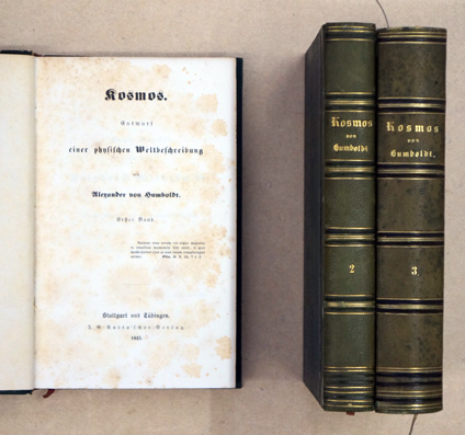 Kosmos, Entwurf einer physischen Weltbeschreibung (1- 3, 3 Bde. von 5, u. ohne Tafelbd.)