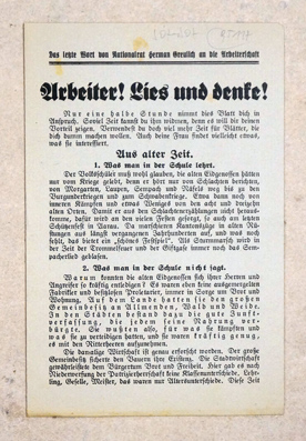 Das letzte Wort von Nationalrat Herman Greulich an die Arbeiterschaft.