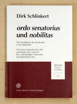 Ordo senatorius und nobilitas.