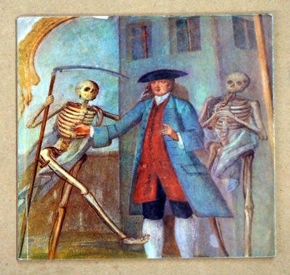 Zum Totentanz in der Toten- oder Seelenkapelle im Friedhof St. Peter in Straubing.