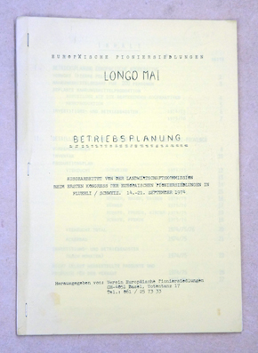 Betriebsplanung
