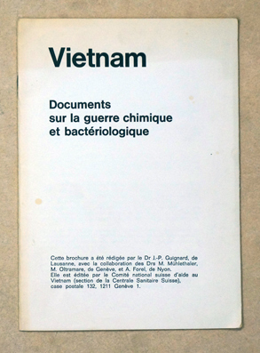 Vietnam - Documents sur la guerre chimique et bactériologique