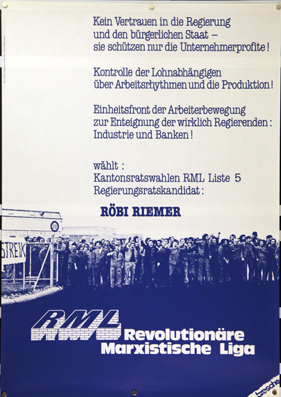 Plakat - Kein Vertrauen in die Regierung!… 