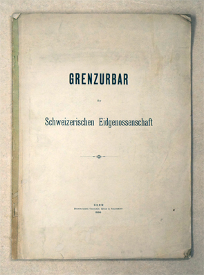 Grenzurbar der Schweizer Eidgenossenschaft