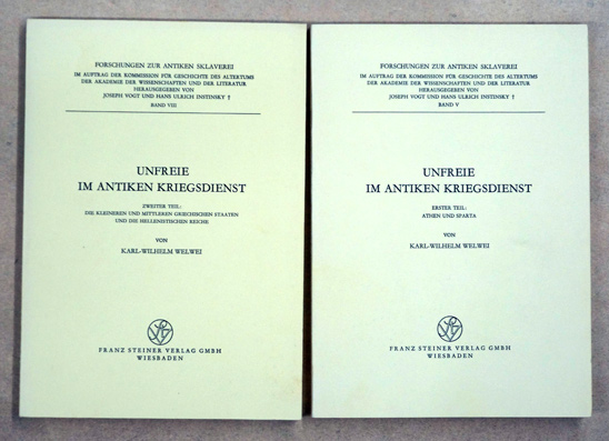 Unfreie im antiken Kriegsdienst (2 Bde. compl.)