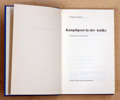 Kampfsport in der Antike.