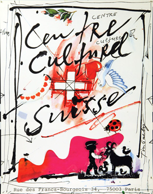 Plakat - Centre Culturell Suisse, Paris