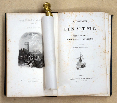 Promenades d un Artiste. Bords du Rhin. Hollande. Belgique.