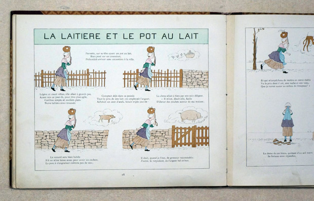Fables choisies pour les enfants et illustrées par M. B. de Monvel.