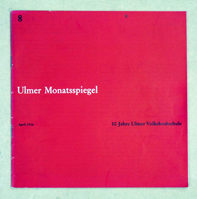 Ulmer Monatsspiegel 8/56
