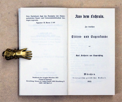 Aus dem Lechrain. Zur deutschen Sitten- und Sagenkunde.