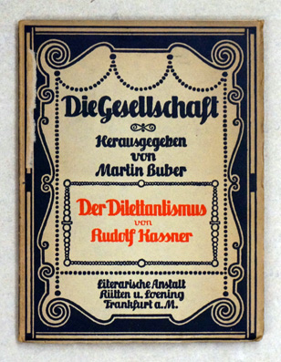 Der Dilettantismus.