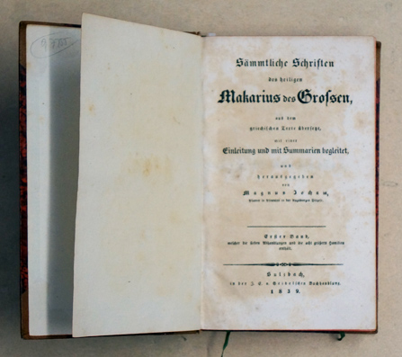 Sämmtliche Schriften des Heiligen Makarius des Großen 