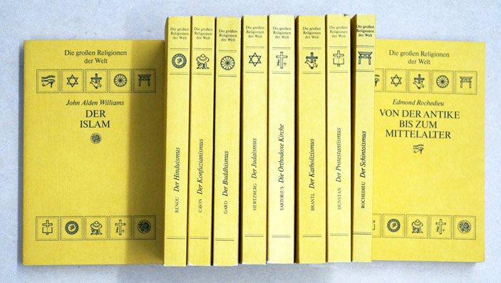 Die grossen Religionen der Welt. 10 Bde., compl.