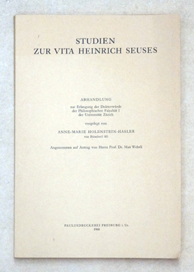 Studien zur Vita Heinrich Seuses 