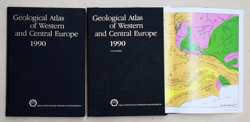 Geological Atlas Of Western And Central Europe 1990. Second And Completely Revised Edition 2 Volumes