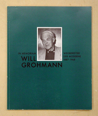 In Memoriam Will Grohmann 1887 - 1968