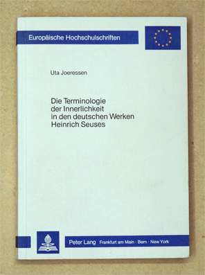 Die Terminologie der Innerlichkeit in den deutschen Werken Heinrich Seuses.