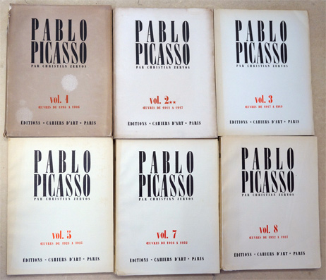 Pablo Picasso. Vol.: 1-3, 5, 7, 8 (6 Bde.)