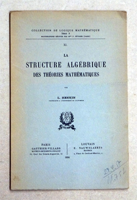 La Structure Algébrique Des Théories Mathématiques