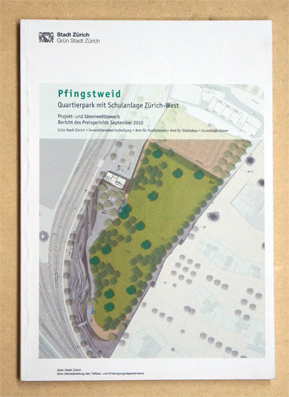 Pfingstweid - Quartierpark mit Schulanlage Zürich-West.
