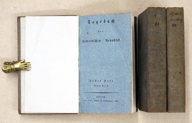 Tagebuch der helvetischen Republik 1. u 2 Bd. (in 3 Bdn.)