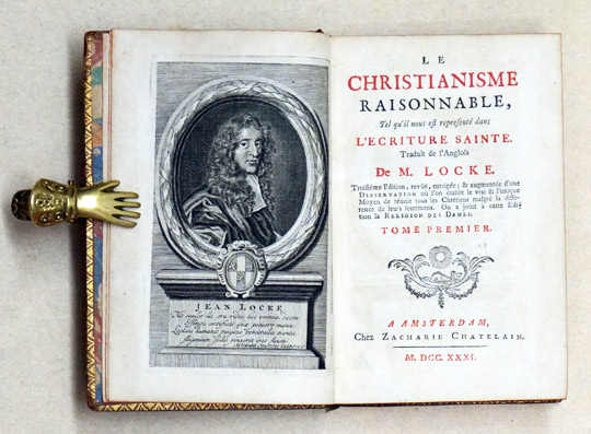 Le christianisme raisonnable, tel qu'il nous est représenté dans l'Ecriture Sainte. Tome première