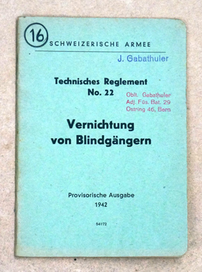 Vernichtung von Blindgängern