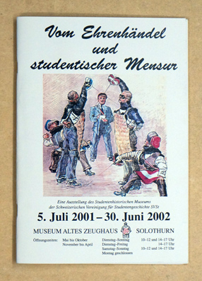 Vom Ehrenhändel und studentischer Mensur