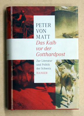 Kalb vor der Gotthardpost