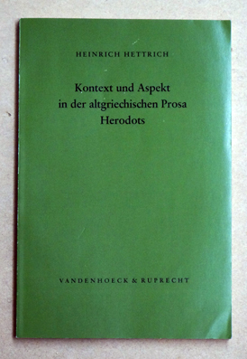 Kontext und Aspekt in der altgriechischen Prosa Herodots.