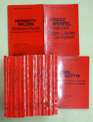Bibliothek des Expressionismus (22 Bde. von 98 Bänden)