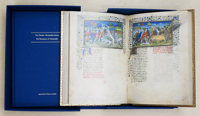 Faksimile - Der Pariser Alexanderroman. The Romance of Alexander. Royal 20 B. XX, British Library.