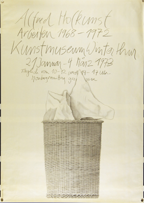 Plakat - Alfred Hofkunst Arbeiten 1968–1972