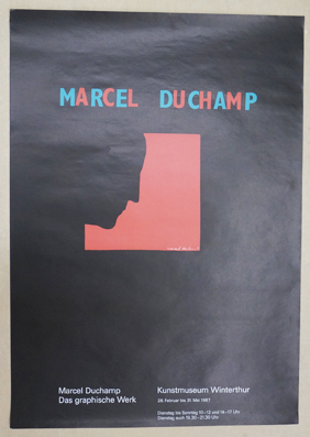 Plakat - Marcel Duchamp - Das graphische Werk.