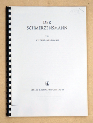 Der Schmerzensmann.
