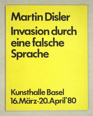 Invasion durch eine falsche Sprache.zü