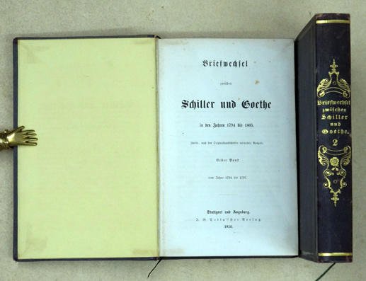 Briefwechsel zwischen Schiller und Goethe in den Jahren 1794 bis 1805 (2 Bde.)