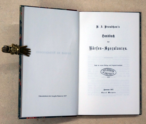Handbuch des Börsen-Speculanten.