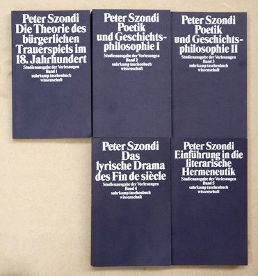 Studienausgabe der Vorlesungen Band 1–5 (5 Bde., compl.)