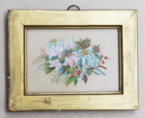 Blumenstrauss mit Edelweiss.
