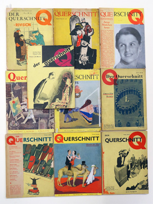 Der Querschnitt - 1932. Hefte: 1, 2, 4, 5, 6, 8, 9, 10, 11, 12 (10 Hefte)