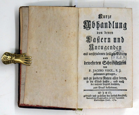 Kurze Abhandlung von denen Lastern und Untugenden aus verschiedenen heiligen Vättern und bewehrten Schriftstellern.