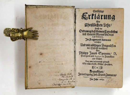 Einfältige Erklärung der Christlichen Lehr, nach der Ordnung des kleinen Catechismi deß theuren Manns GOttes Lutheri. In Fragen und Antwort verfasset, und mit nöthigen Zeugnüssen der Schrift bewehret.