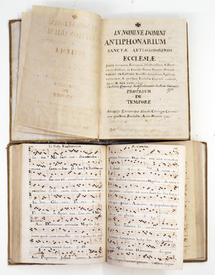 Handschrift - In Nomine Domini Antiphonarium sanctae autissiodorensis ecclesiae.