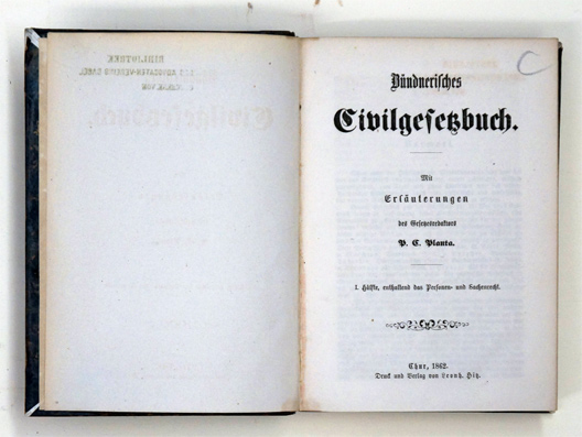 Bündnerisches Civilgesetzbuch [Zivilgesetzbuch]