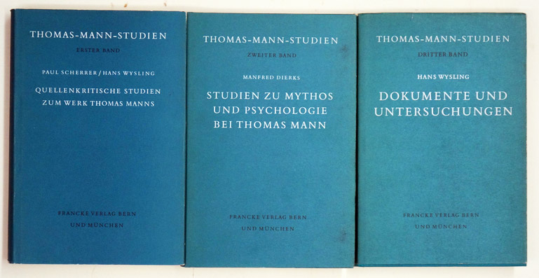 Quellenkritische Studien zum Werk von Thomas Mann. 