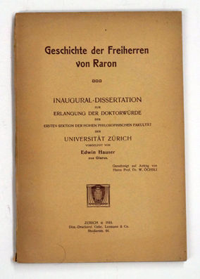 Geschichte der Freiherren von Raron