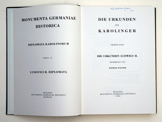 Die Urkunden der Karolinger. 