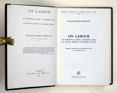 On labour, its wrongful claims and rightful dues, its actual present and possible future.
